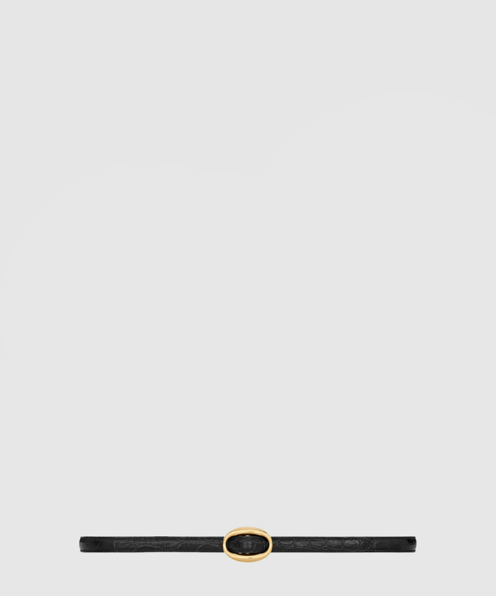 레플리카|이미테이션 saint-laurent-생로랑크로커다일-오벌-버클-슬림-벨트-756959