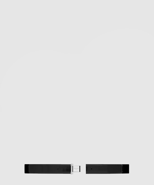 [SAINT LAURENT-생로랑]레더 버클 벨트 658517