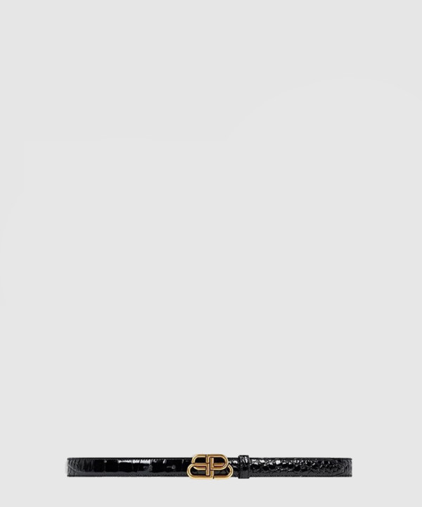 [BALENCIAGA-발렌시아가]크로커 엠보 소가죽 벨트 640450