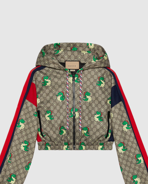 [GUCCI-구찌]프린트 쇼트 니트 재킷 774201