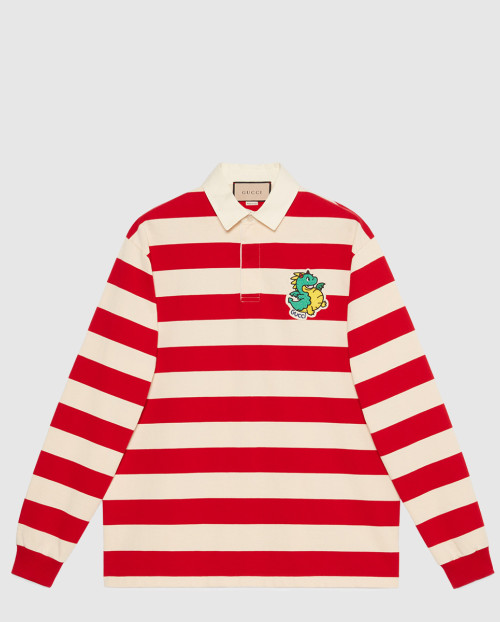 [GUCCI-구찌]코튼 저지 폴로 탑 770896