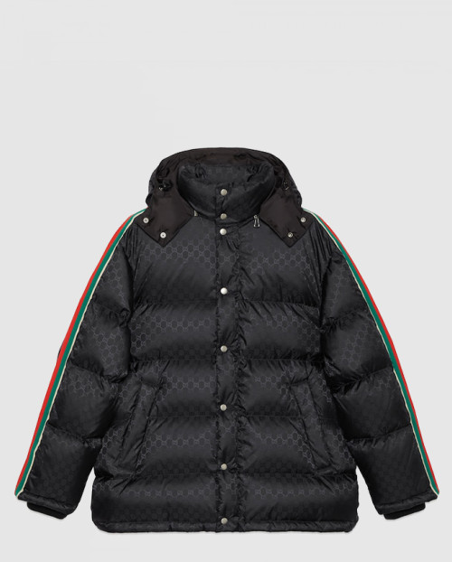 [GUCCI-구찌]GG 나일론 자카드 재킷 위드 웹 715519