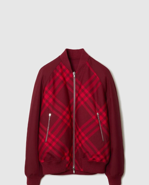 [BURBERRY-버버리]체크 리버서블 보머 자켓 80789061