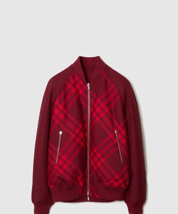 [BURBERRY-버버리]체크 리버서블 보머 자켓 80789061