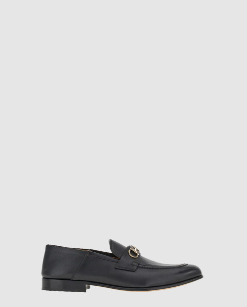 [FERRAGAMO-페레가모]간치니 오너먼트 뮬 로퍼 01E100