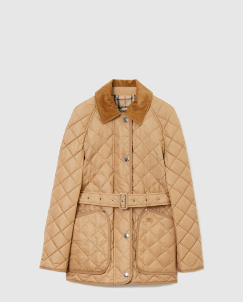 [BURBERRY-버버리]다이아몬드 퀼팅 나일론 재킷 80718421