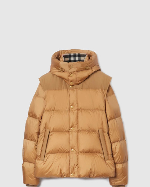 [BURBERRY-버버리]디태처블 슬리브 후드 퍼퍼 재킷 80591411