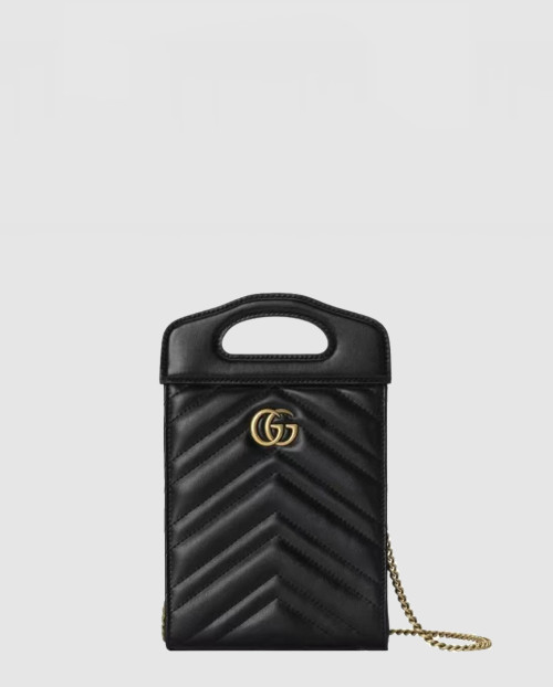 [GUCCI-구찌]GG 마몽 탑 핸들 미니백 699756