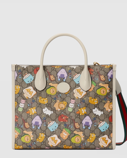 [GUCCI-구찌]애니멀 프린트 스몰 토트백 680956