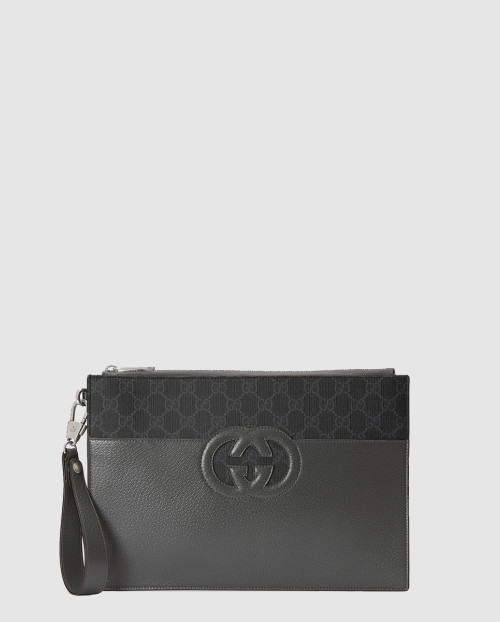 [GUCCI-구찌]컷아웃 인터로킹 G 파우치 723320