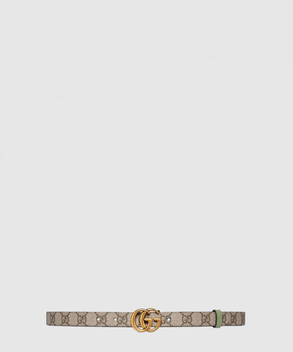 [GUCCI-구찌]더블 G 버클 슬림 벨트 659418