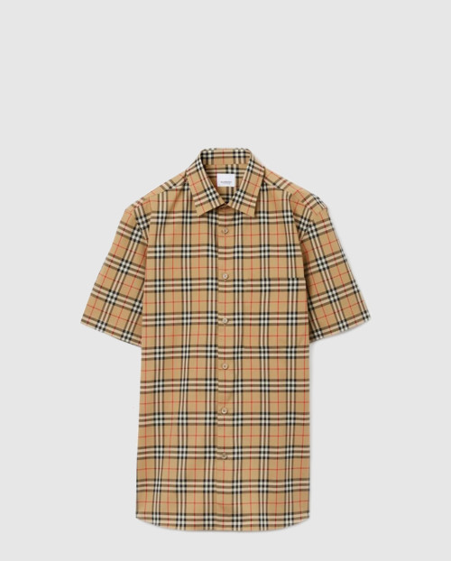 [BURBERRY-버버리]체크 코튼 셔츠 80795891