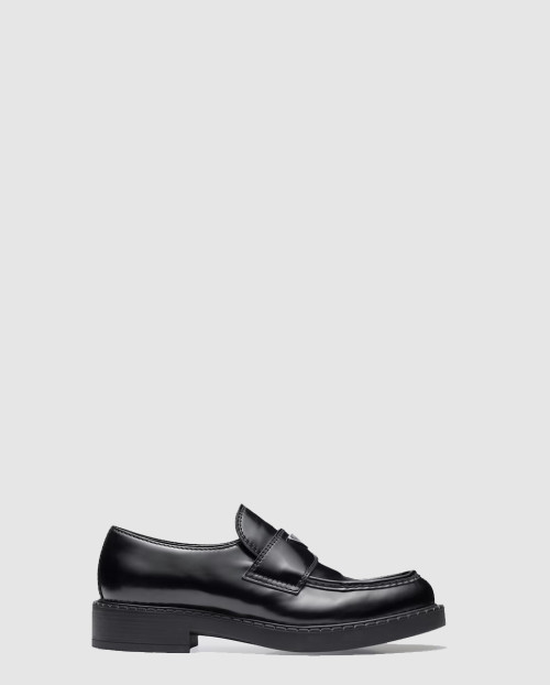 [PRADA-프라다]초콜릿 브러시드 가죽 로퍼 2DE127