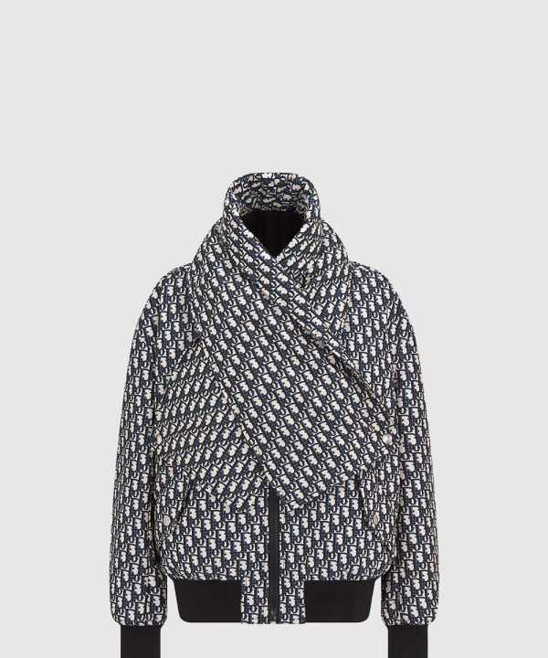 [DIOR-디올]크리스 크로스 칼라 봄버 재킷 357C6