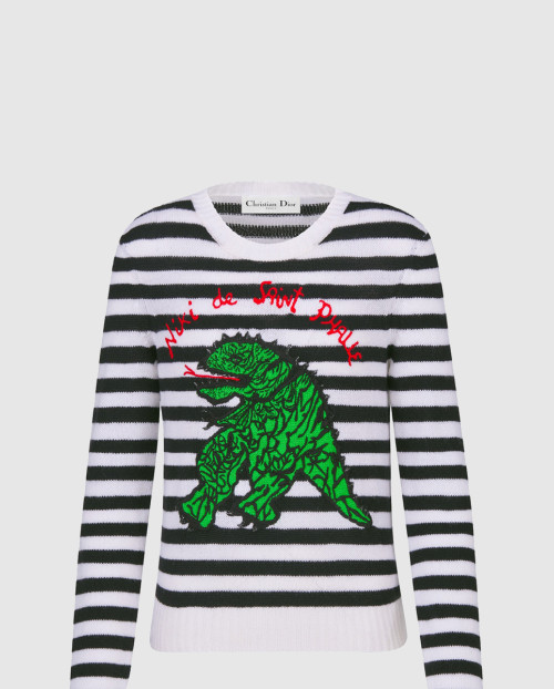 [DIOR-디올]마리니에르 자수 스웨터 414S5