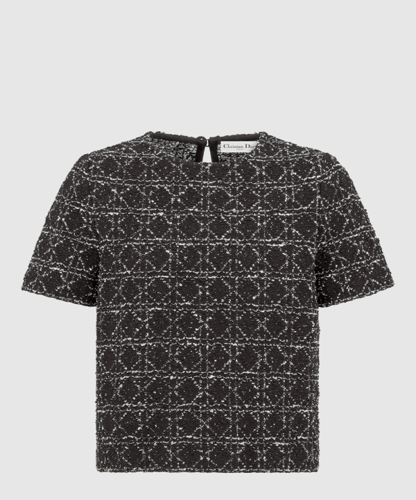 [DIOR-디올]매크로까나쥬 반소매 탑 424S3