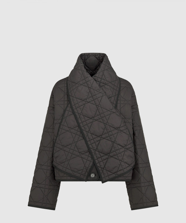 [DIOR-디올]크리스 크로스 칼라 매크로까나쥬 피코트 357C5