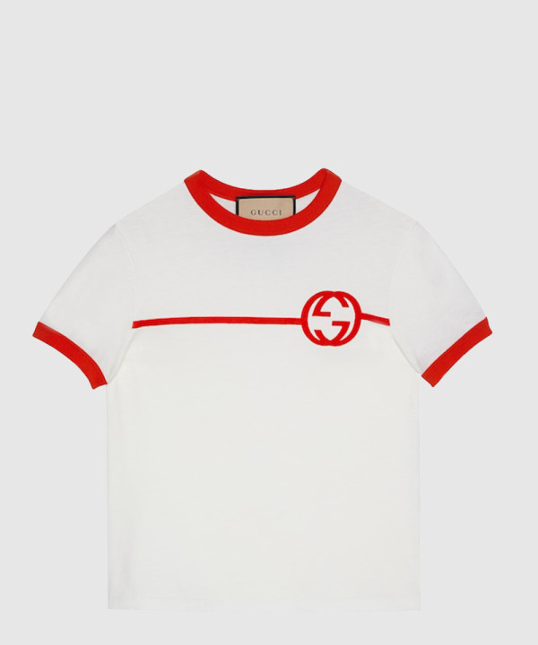 [GUCCI-구찌]코튼 저지 프린트티셔츠 723566