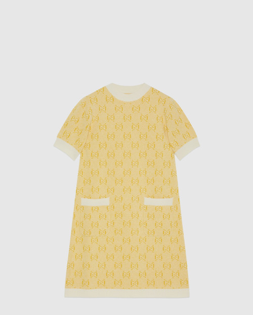 [GUCCI-구찌]GG 울 자카드 드레스 ‎773633