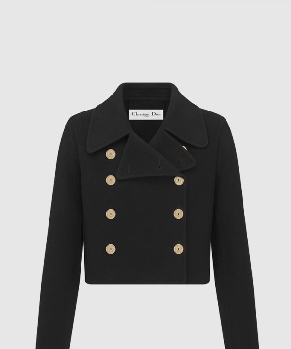 [DIOR-디올]더블 페이스 울 캐시미어 피 재킷 340C4