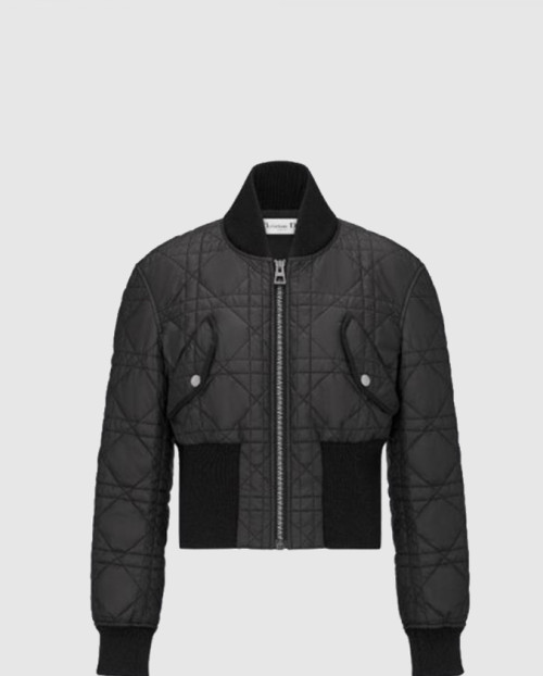 [DIOR-디올]매크로까나쥬 크롭 봄버 재킷 327C1