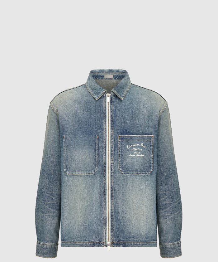 레플리카|이미테이션 dior-디올아뜰리에-집업-오버-데님-셔츠-313d4