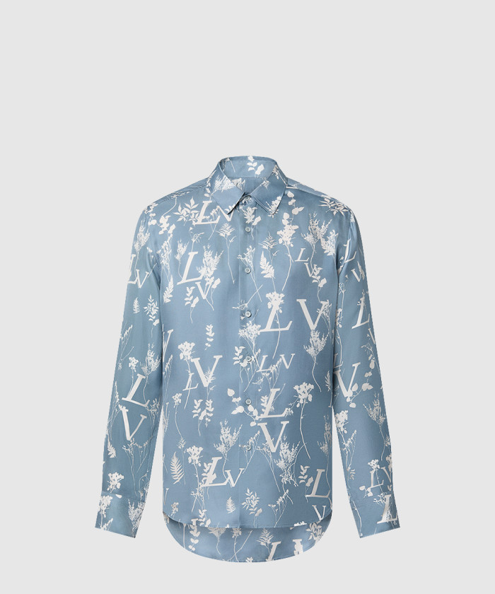 레플리카|이미테이션 louis-vuitton-루이비통프린티드-리프-레귤러-셔츠-1aa4ig
