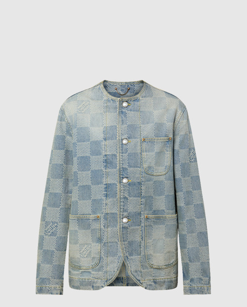 [LOUIS VUITTON-루이비통]다미에 데님 시크 재킷 1AFHU5