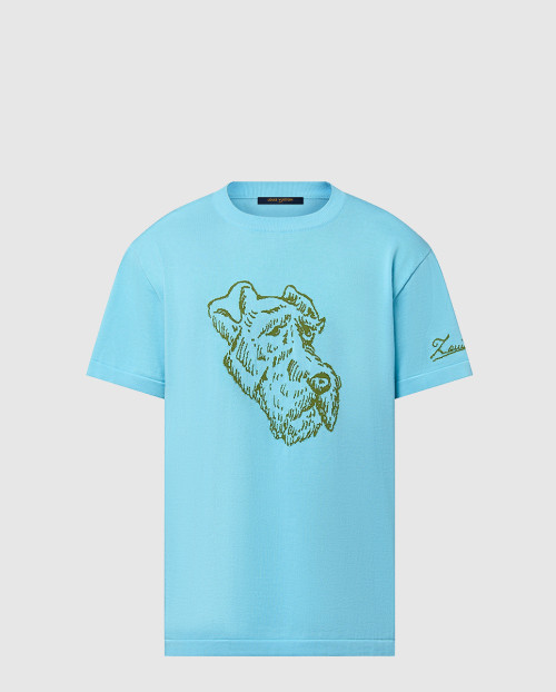 [LOUIS VUITTON-루이비통]그래픽 쇼트 슬리브드 크루넥 1AFPY4