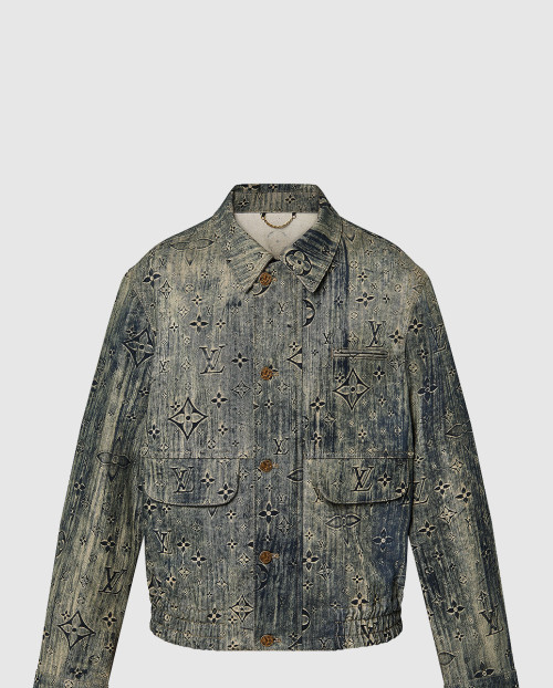 [LOUIS VUITTON-루이비통]모노그램 테일러드 데님 재킷 1AATFU