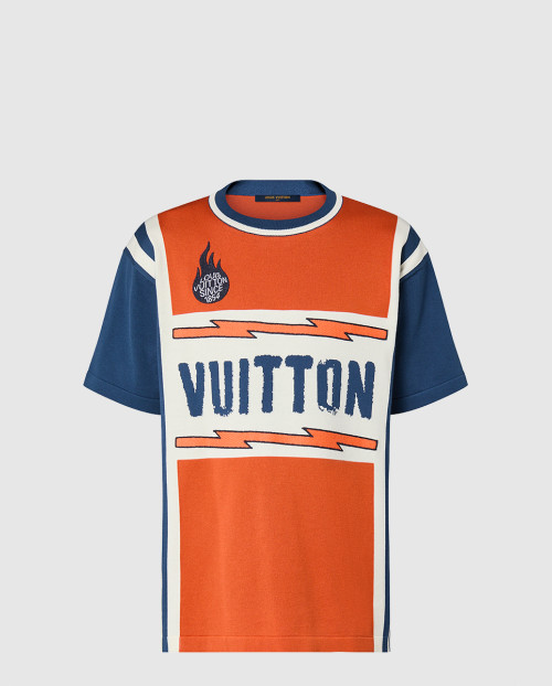 [LOUIS VUITTON-루이비통]쇼트 슬리브드 코튼 티셔츠 1AFANQ