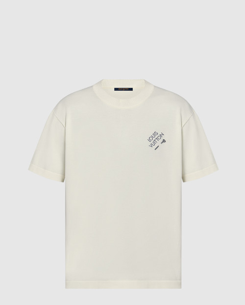 [LOUIS VUITTON-루이비통]시그니처 쇼트 슬리브 티셔츠 1AATX9