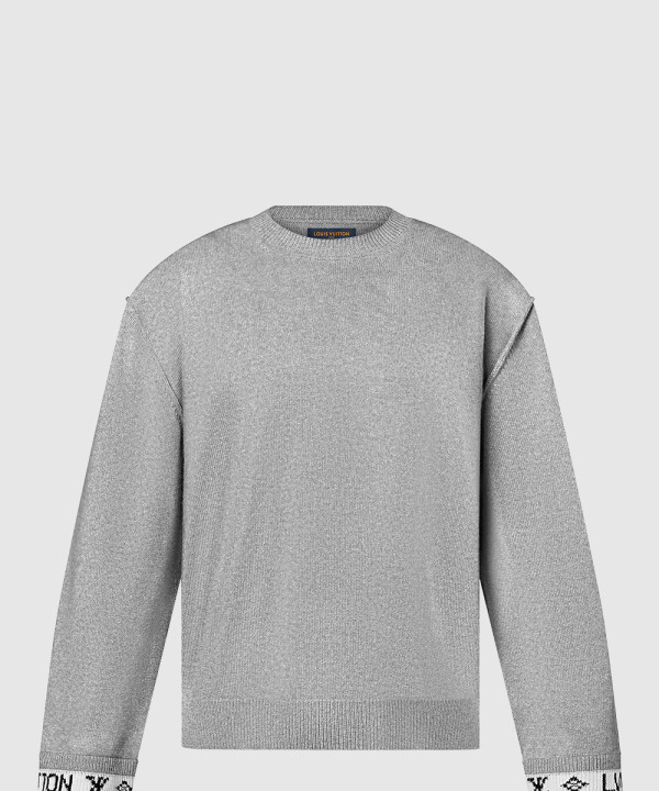 [LOUIS VUITTON-루이비통]커프스 캐시미어 크루넥 1AAU7J