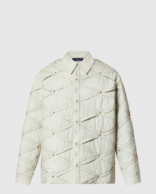 [LOUIS VUITTON-루이비통]모노그램 퀼티드 코튼 오버셔츠 1ABZFU