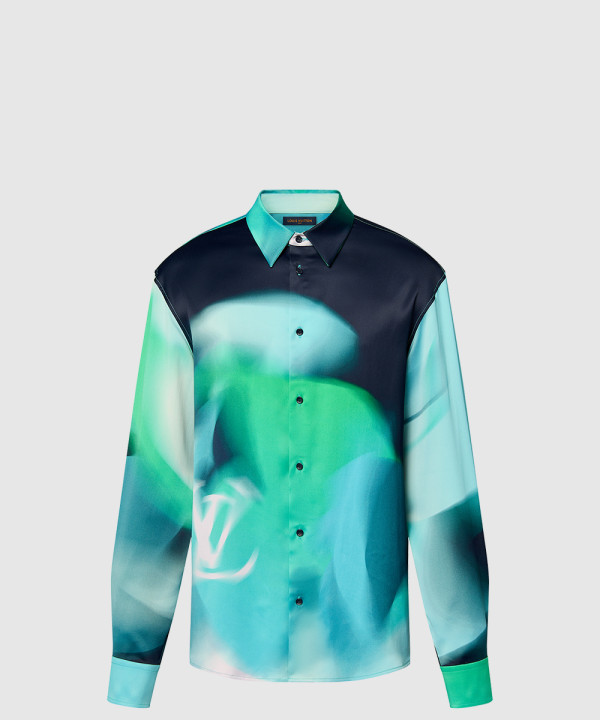 [LOUIS VUITTON-루이비통]프린티드 실크 블렌드 셔츠 1AFAUX