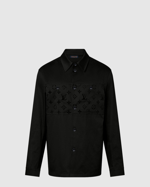 [LOUIS VUITTON-루이비통]플록드 캐주얼 코튼 오버셔츠 1AFA81