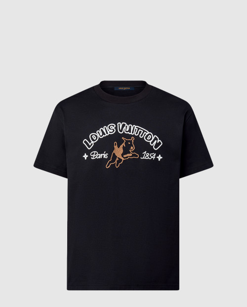 [LOUIS VUITTON-루이비통]엠브로이더드 코튼 티셔츠 1AFQ67