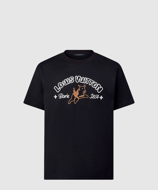 [LOUIS VUITTON-루이비통]엠브로이더드 코튼 티셔츠 1AFQ67