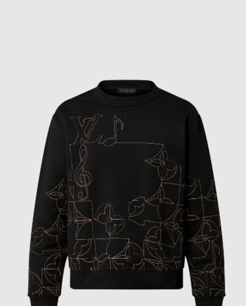 [LOUIS VUITTON-루이비통]코튼 시그니처 크루넥 1AAT62