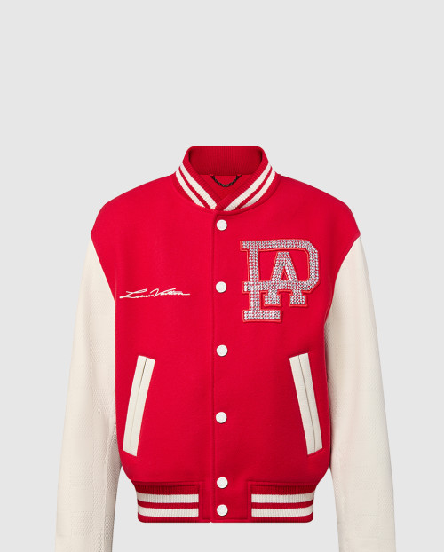 [LOUIS VUITTON-루이비통]믹스 레더 바시티 블루종 1AFIQ9