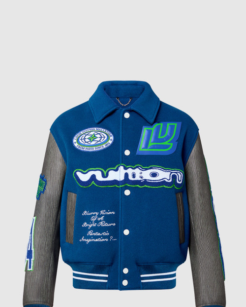 [LOUIS VUITTON-루이비통]엠브로이더드 바시티 블루종 1ABZM4