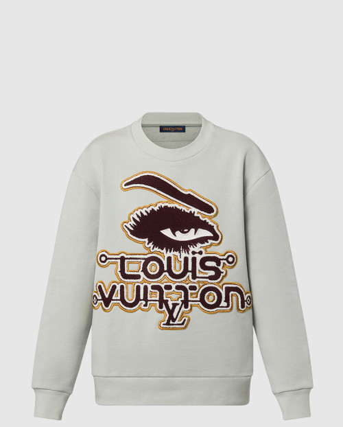 [LOUIS VUITTON-루이비통]엠브로이더드 코튼 스웨트셔츠 1ABYJU