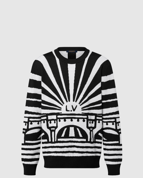 [LOUIS VUITTON-루이비통]패턴 자카르 풀오버 1AFIXK