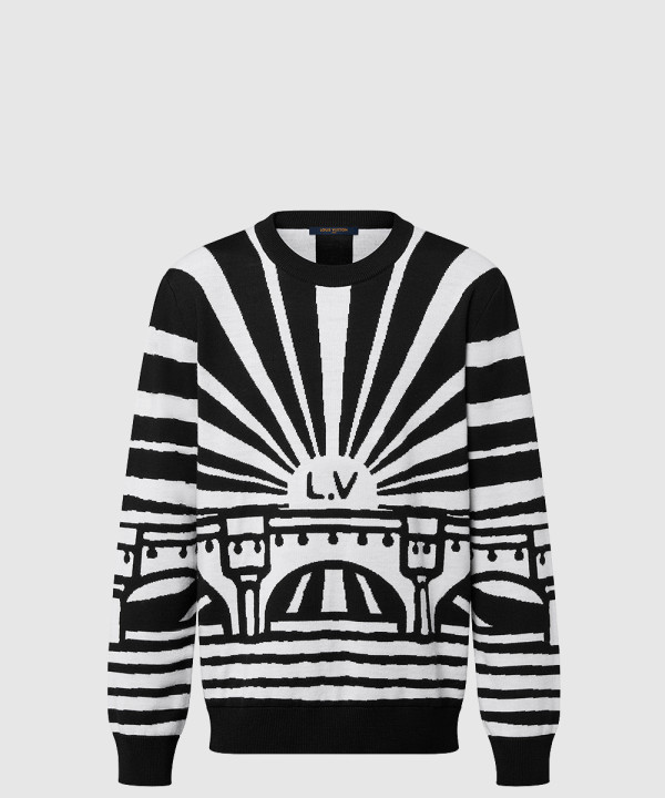 [LOUIS VUITTON-루이비통]패턴 자카르 풀오버 1AFIXK