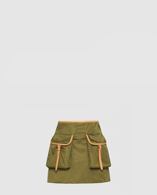 [PRADA-프라다]리나일론 미니스커트 21H967