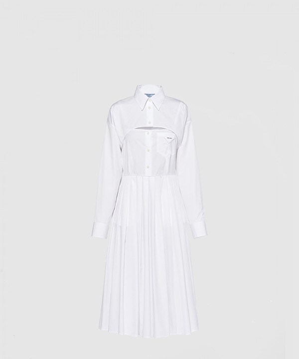 [PRADA-프라다]포플린 드레스 P3J141