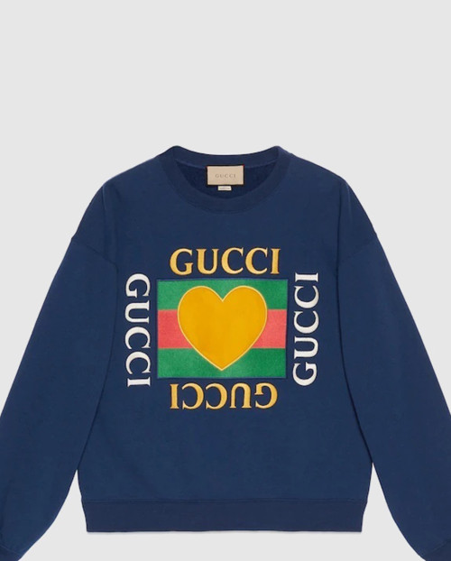 [GUCCI-구찌]코튼 저지 스웨트셔츠 715919