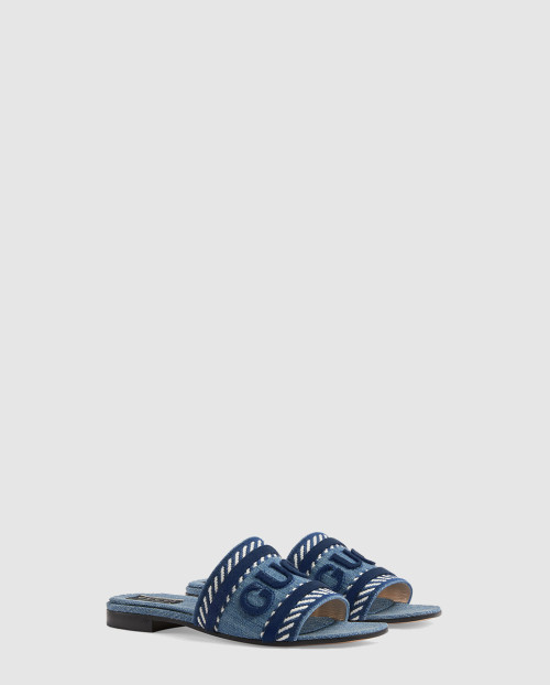 [GUCCI-구찌]스크립트 슬라이드 샌들 771589