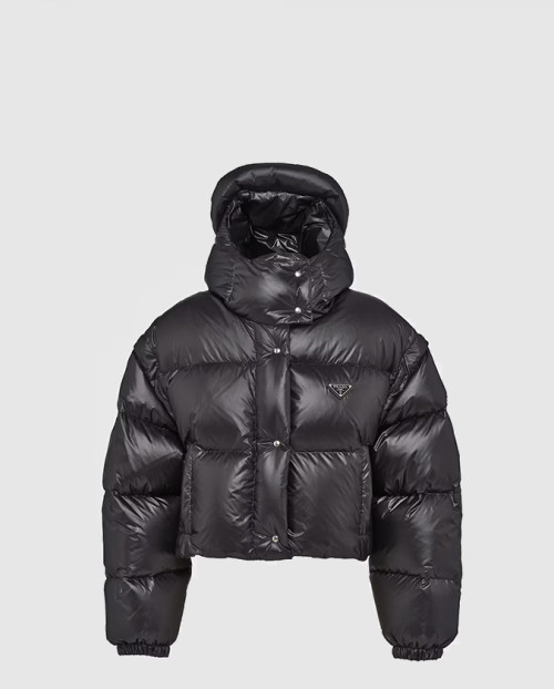[PRADA-프라다]리나일론 컨버터블 크롭 다운 재킷 291973