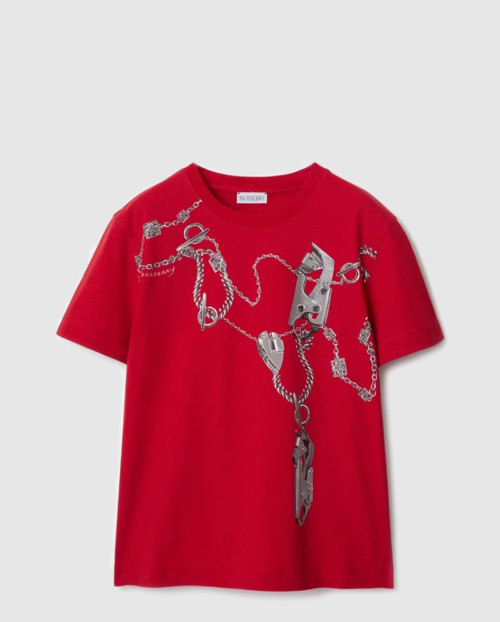 [BURBERRY-버버리]박시 코튼 티셔츠 80882181